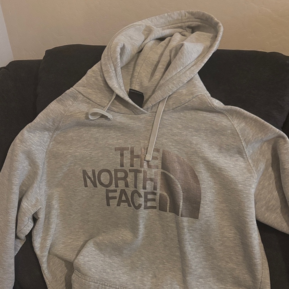 The North Face Light Gray Men's Hoodie